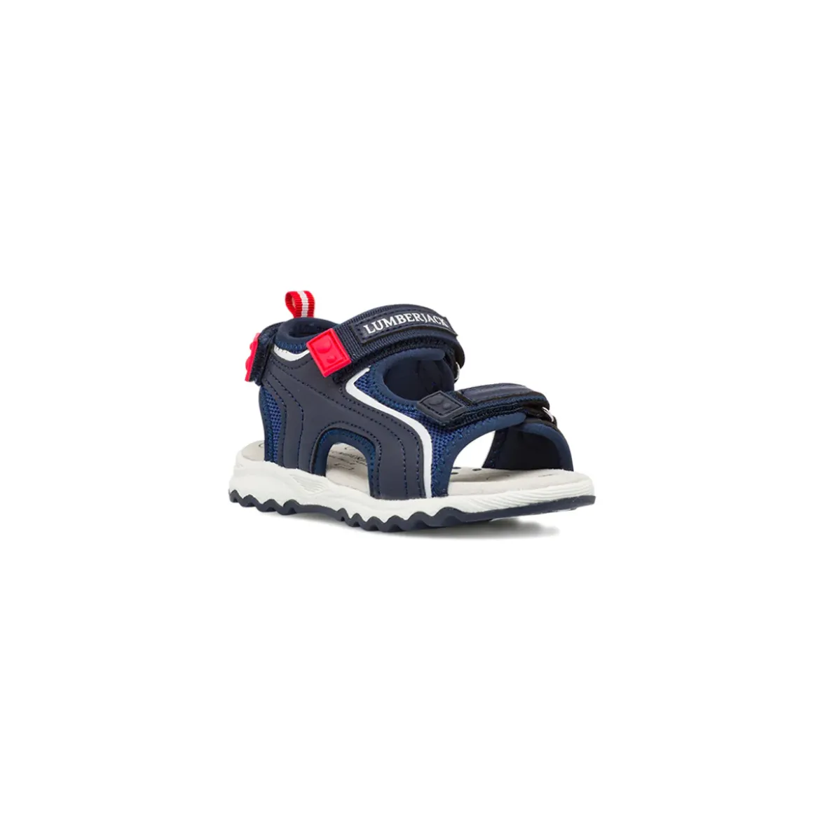 Sandali Primi passi Bambino blu con sottopiede in pelle Lumberjack