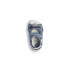 Sandali Primi Passi Bambino Blu in mesh e doppio cinturino Chicco