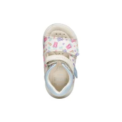 Sandali primi passi bianchi da Bambina con suola traspirante Geox