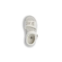 Sandali primi passi bianchi da Bambina con pizzo Le scarpe di Alice