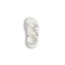 Sandali primi passi bianchi da Bambina con fragole Le scarpe di Alice