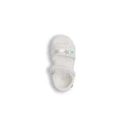Sandali primi passi bianchi da Bambina con stelle glitter Lumberjack