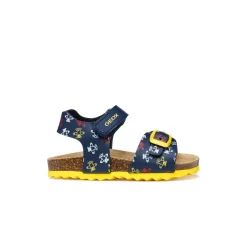 Sandali primi passi blu da Bambino con suola traspirante Geox