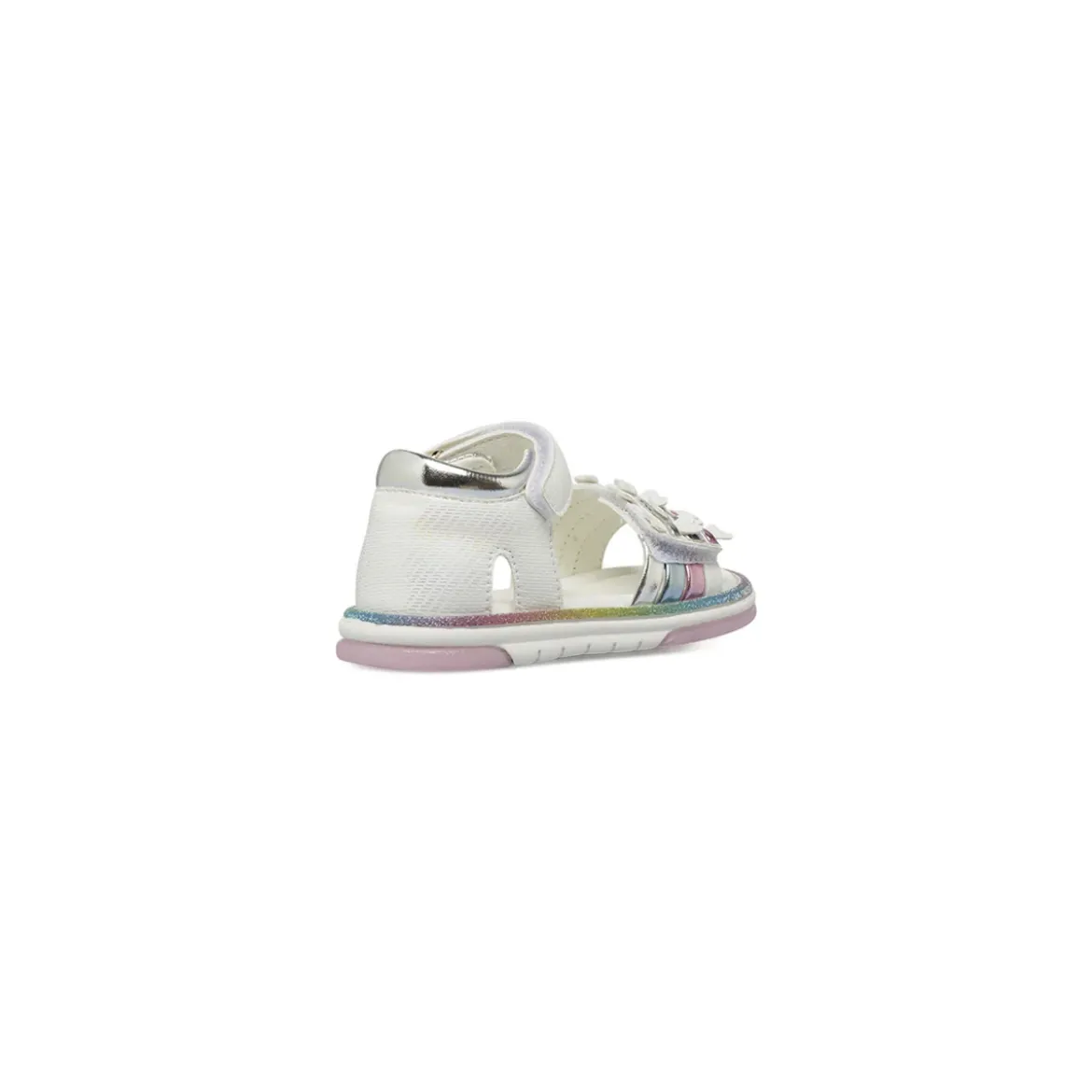 Sandali primi passi da Bambina bianchi con glitter Le scarpe di Alice