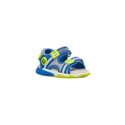 Sandali primi passi da Bambino blu e grigio con strappo Primigi