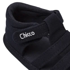 Sandali Primi Passi da Bambino Blu in tessuto Chicco