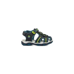 Sandali primi passi da Bambino blu con soletta in pelle Lumberjack