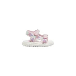 Sandali primi passi rosa da Bambina con inserto multicolor Lumberjack