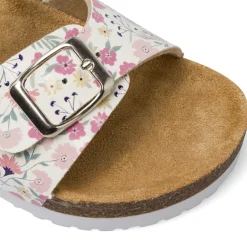 Sandali rosa da Bambina con fantasia floreale Le scarpe di Alice