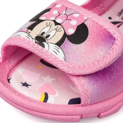 Sandali rosa da Bambina con fiocchetto e glitter Minnie