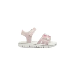 Sandali rosa da Bambina con stelle glitterate e strappo Lumberjack