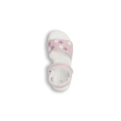 Sandali rosa da Bambina con stelle glitterate e strappo Lumberjack