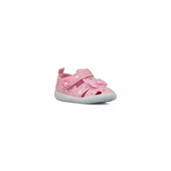 Sandali rosa da Bambina intrecciate con fiocco Le scarpe di Alice