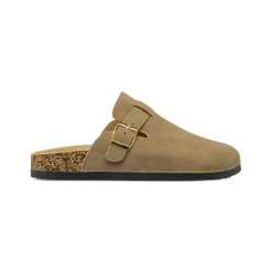 Sandali sabot beige da Donna con fibbia dorata Lora Ferres