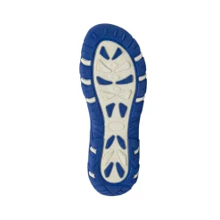 Sandali sportivi blu da Ragazzo con stampe surf e strappo Space Boy