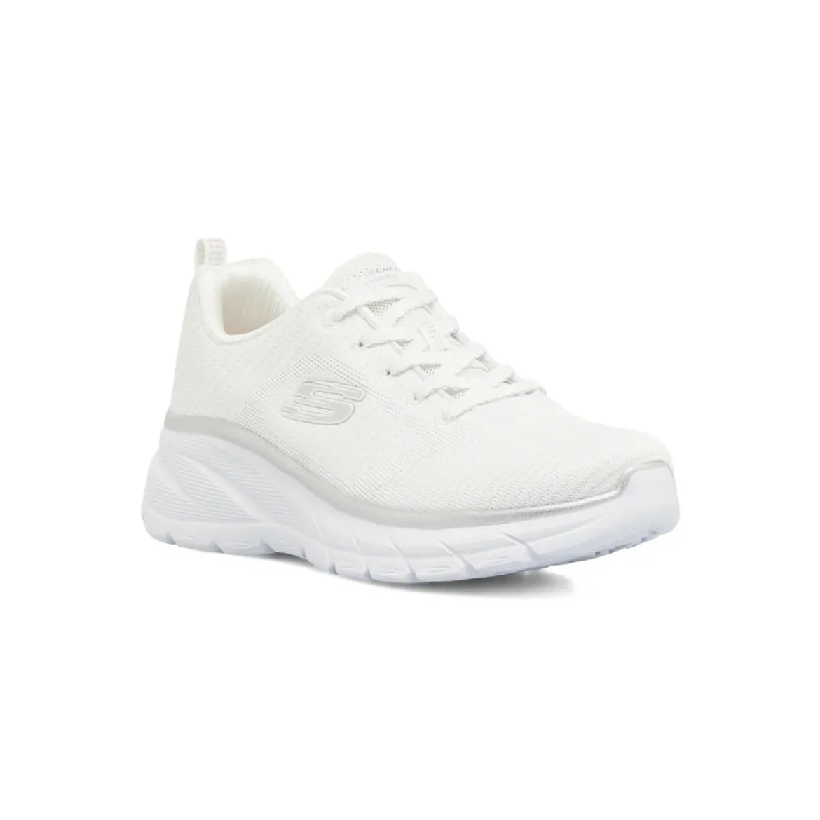 Scarpe bianche da Donna in tessuto mesh Skechers fashion Fit 2.0