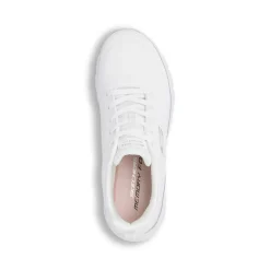 Scarpe bianche da Donna in tessuto mesh Skechers fashion Fit 2.0