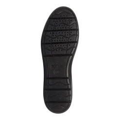 Scarpe casual da uomo nere con logo laterale Geox
