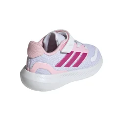 Scarpe da bambina bianche con chiusura a strappo adidas RUNFALCON 5
