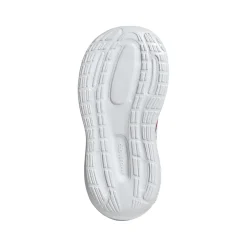 Scarpe da bambina bianche con chiusura a strappo adidas RUNFALCON 5