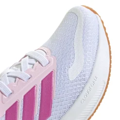 Scarpe da Bambina bianche e rosa con strappo adidas Runfalcon 5