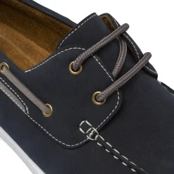 Scarpe da barca Blu da Uomo con cuciture a contrasto Riflessi Urbani