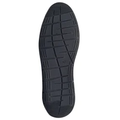 Scarpe da Barca blu in pelle con cuciture a vista da Uomo La Cuoieria