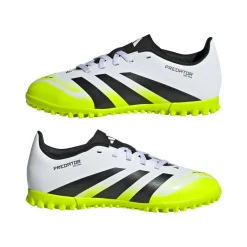Scarpe da Calcetto Bianche e Giallo da Bambino adidas Predator Club TF
