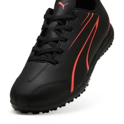 Scarpe da calcetto da bambino nere con dettaglio arancione Puma Vitoria