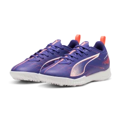 Scarpe da calcetto da ragazzo viola Puma Ultra 5