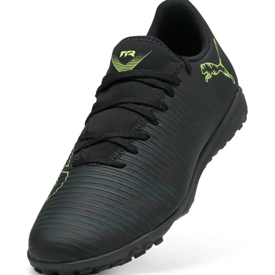 Scarpe da Calcetto da Uomo nere con inserti fluo Puma Future 8 Play TT