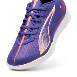 Scarpe da calcetto viola da ragazzo per terreni sintetici Puma ULTRA 5 PLAY