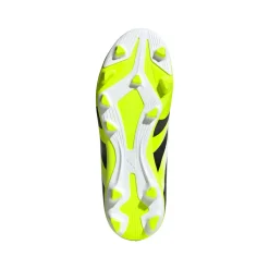 Scarpe da Calcio bianco e giallo Ragazzo adidas Predator Club FG/MG