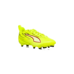 Scarpe da calcio da Bambino gialle con tacchetti FG/AG Puma Ultra