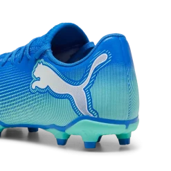 Scarpe da calcio da uomo blu e azzurre per terreni duri Puma Future 7