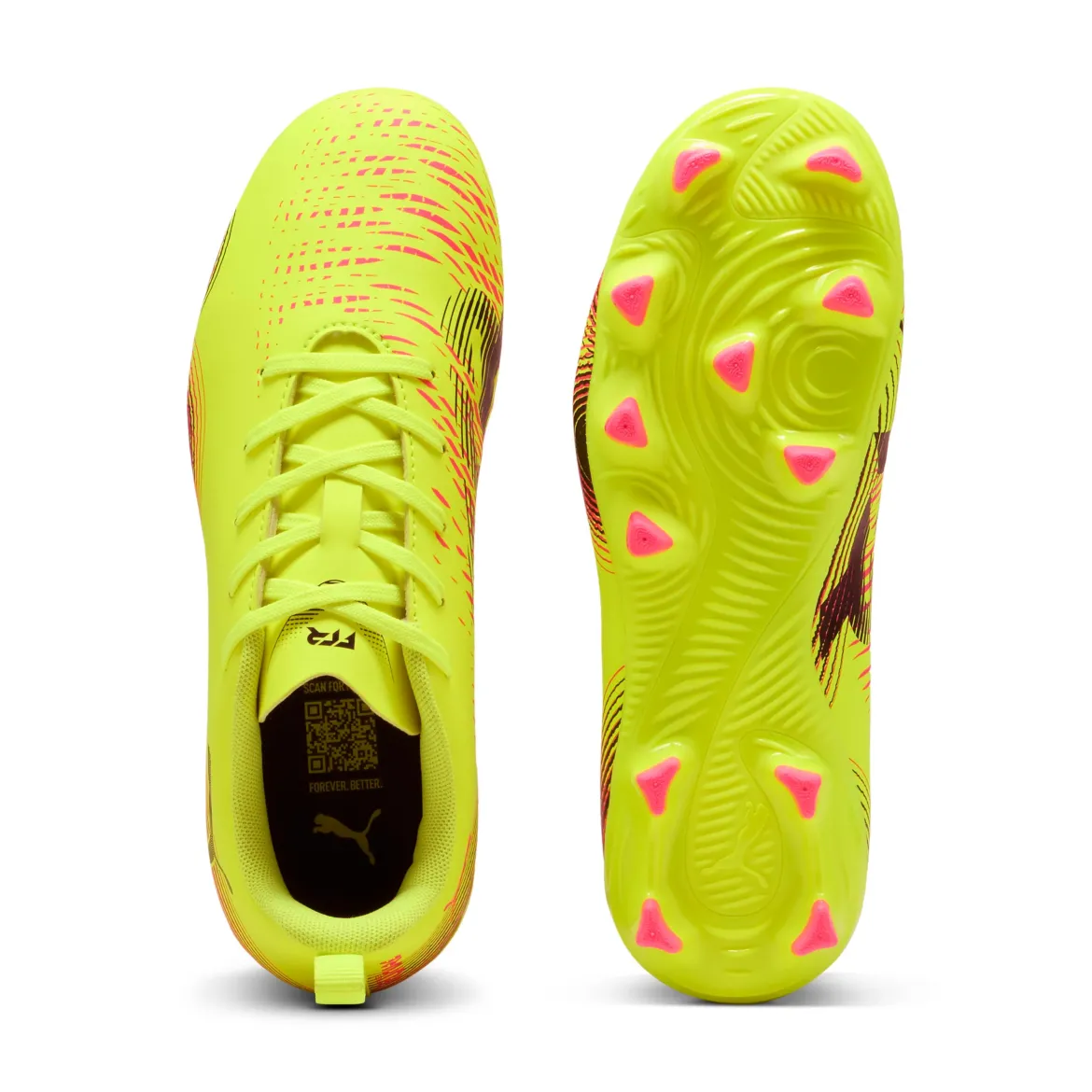 Scarpe da Calcio Gialle da Ragazzo FUTURE 8 PLAY Puma
