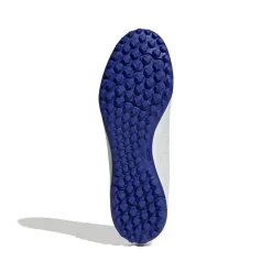 Scarpe da calcio per erba sintetica da uomo bianche e blu adidas Copa Pure 2 CLUB TF