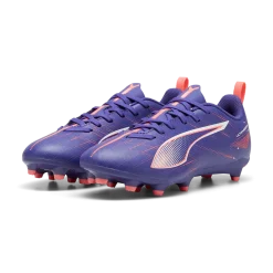 Scarpe da calcio viola da Bambino Puma ULTRA 5 PLAY FG/AG