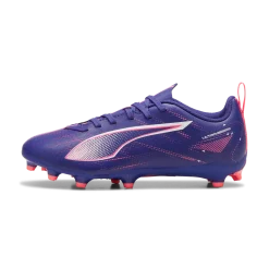 Scarpe da calcio viola da Bambino Puma ULTRA 5 PLAY FG/AG