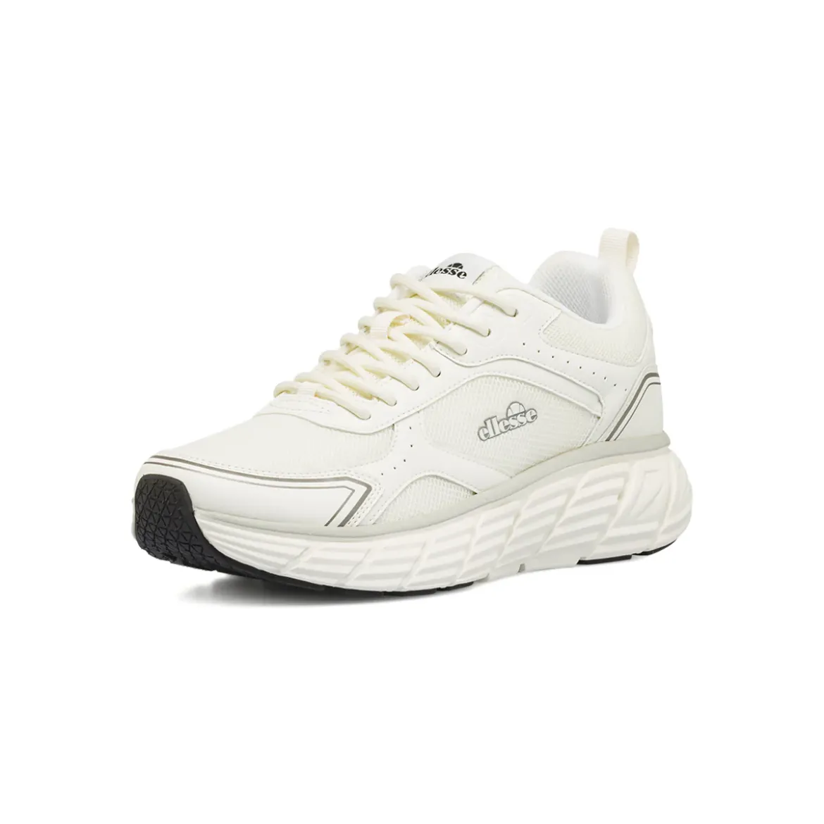 Scarpe da ginnastica bianche da Uomo in tessuto con suola alta Ellesse