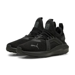 Scarpe da ginnastica da bambino nere con logo Puma Enzo Softride 5
