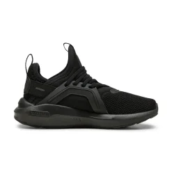 Scarpe da ginnastica da bambino nere con logo Puma Enzo Softride 5