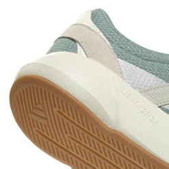 Scarpe da ginnastica da donna grigie con dettagli verde adidas LIGHTMOTION