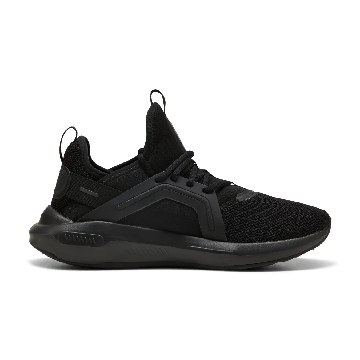 Scarpe da ginnastica da uomo nere in tessuto Puma Softride Enzo 5