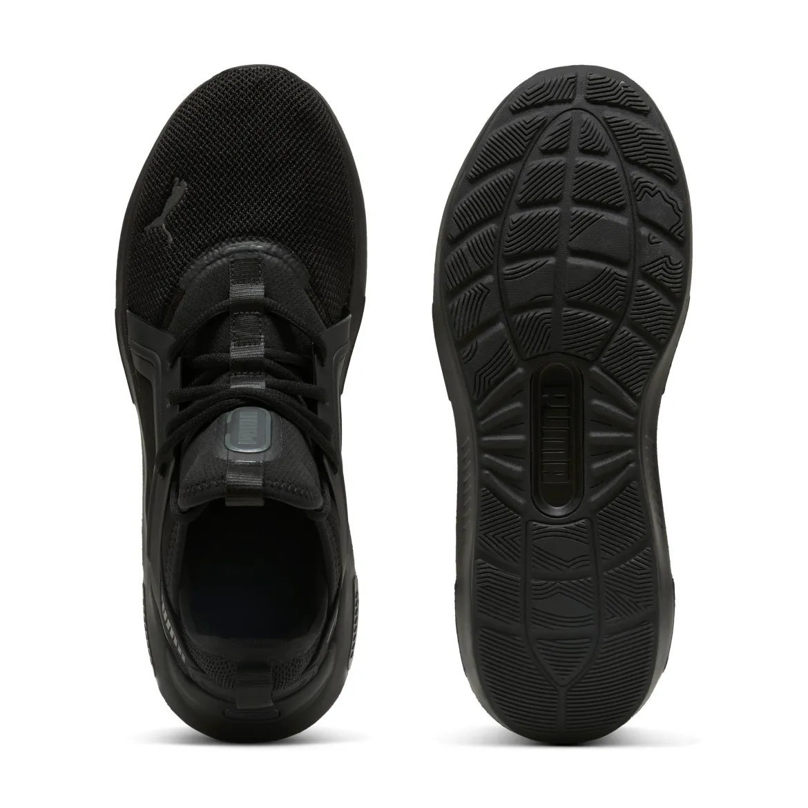 Scarpe da ginnastica da uomo nere in tessuto Puma Softride Enzo 5