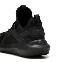 Scarpe da ginnastica da uomo nere in tessuto Puma Softride Enzo 5