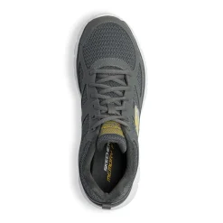 Scarpe da ginnastica grigie da uomo con soletta Memory Foam Skechers Burns - Agoura