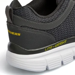 Scarpe da ginnastica grigie da uomo con soletta Memory Foam Skechers Burns - Agoura