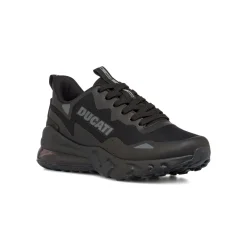 Scarpe da ginnastica nere da Uomo con logo laterale Ducati