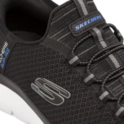 Scarpe da ginnastica nere da Uomo in Memory Foam Skechers Slip-Ins Air Cooled